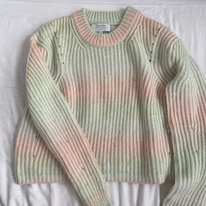 La Ligne Rib Tie Dye Wool Blend Sweater 🩷 Size M